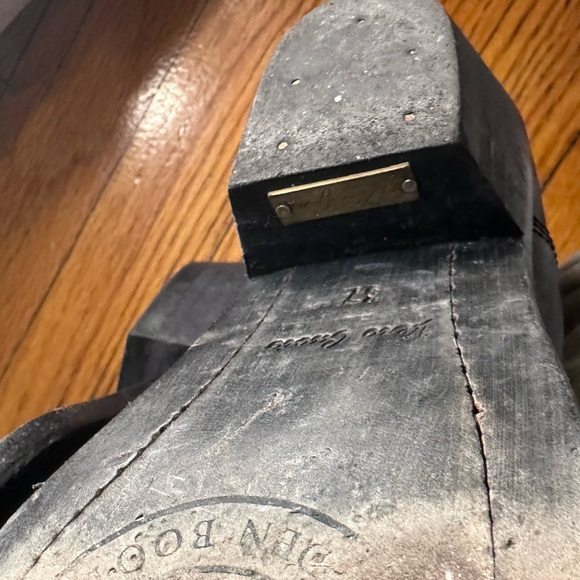 GOLDEN GOOSE YOUNG LEATHER WESTERN ANKLE BOOTS - Picture 11 of 15